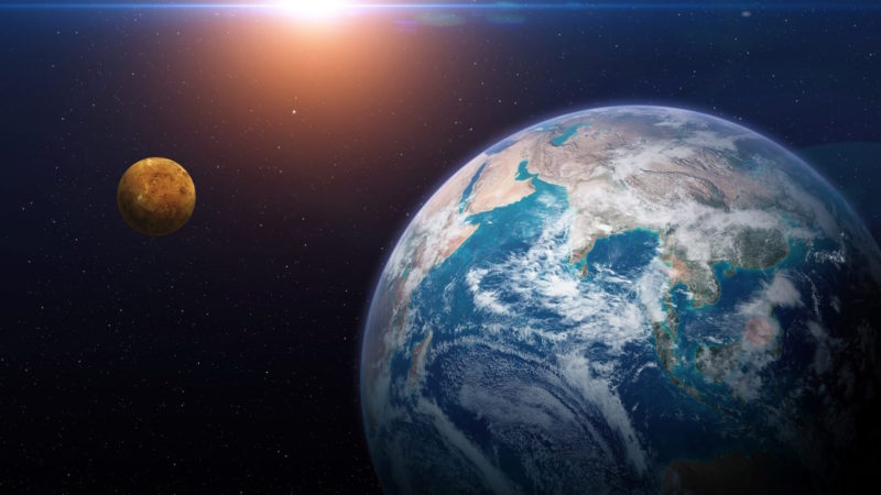 EarthMars Earth and Mars
